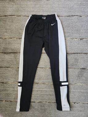 Nike Black & White Stripe Kids Baselayer